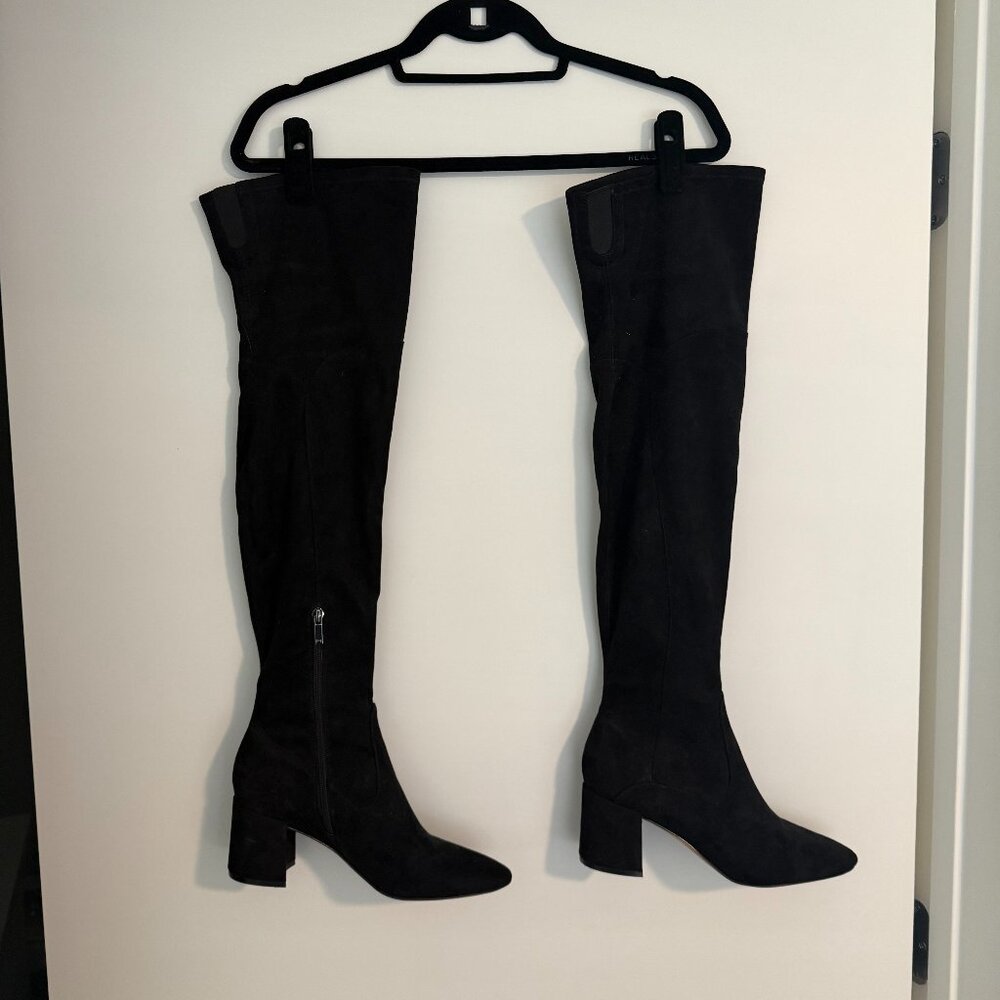 Marc Fisher Over-the-Knee Black Boot, size 9